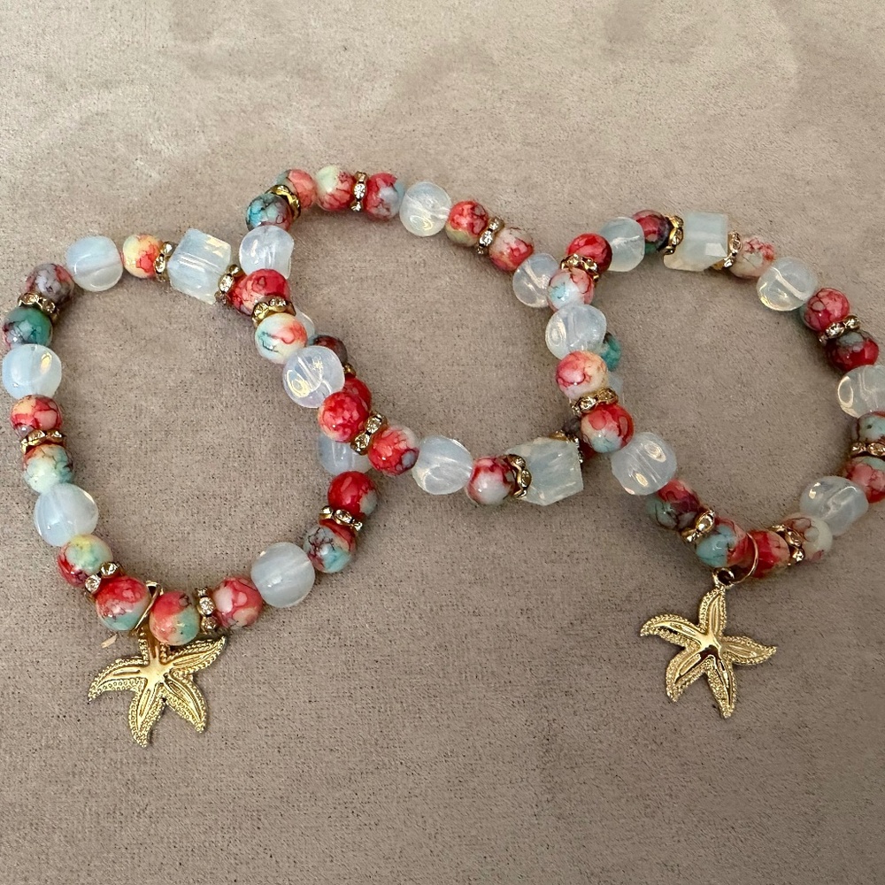 Star bracelets set of 3